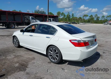 2015 Honda Accord Sport из США, поврежденный, VIN 1HGCR2F52FA232458